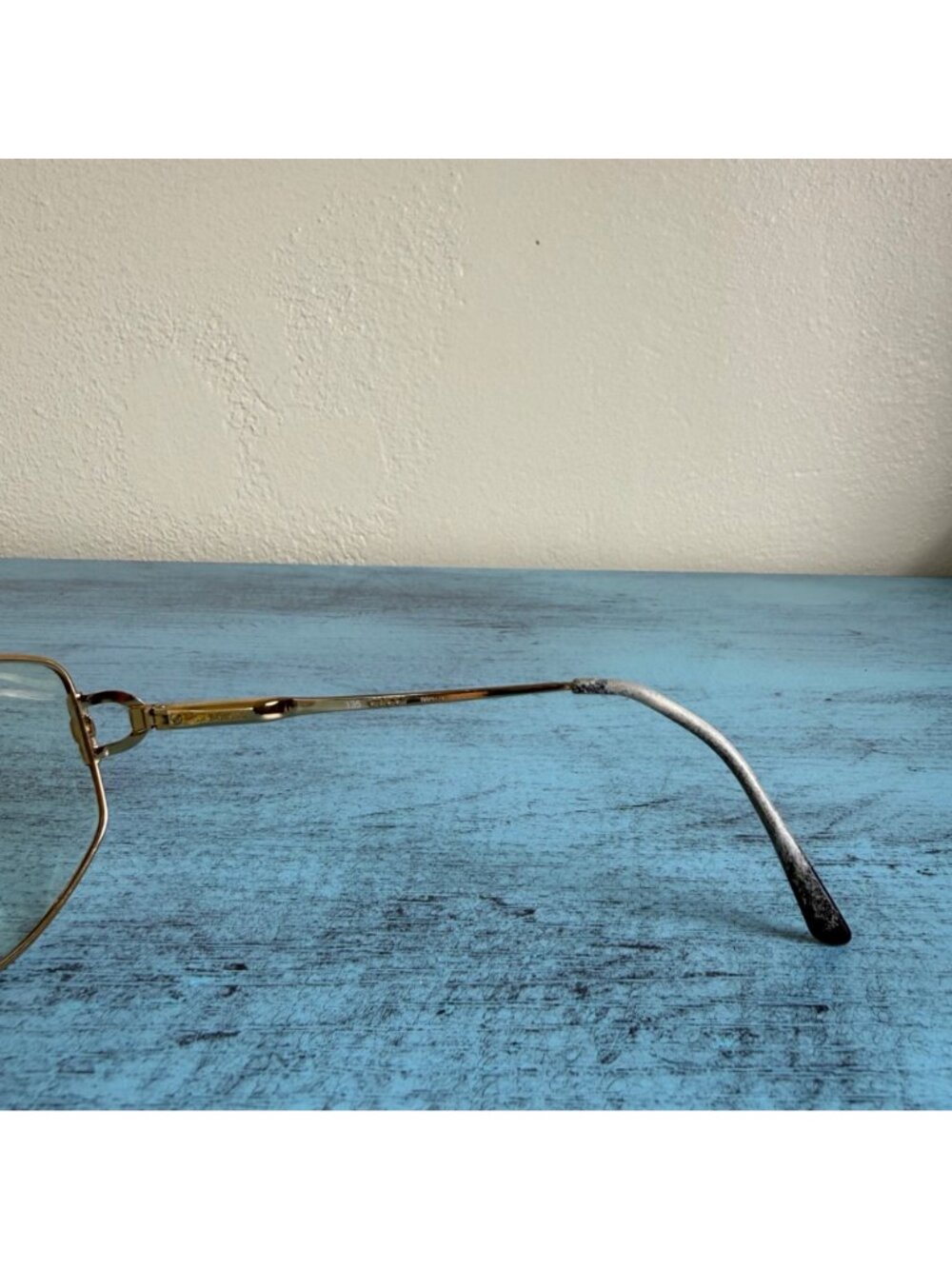 Vintage Gucci GG 2279 CD5 Aviator Gold Eyeglasses Optical Frames - Picture 8 of 11
